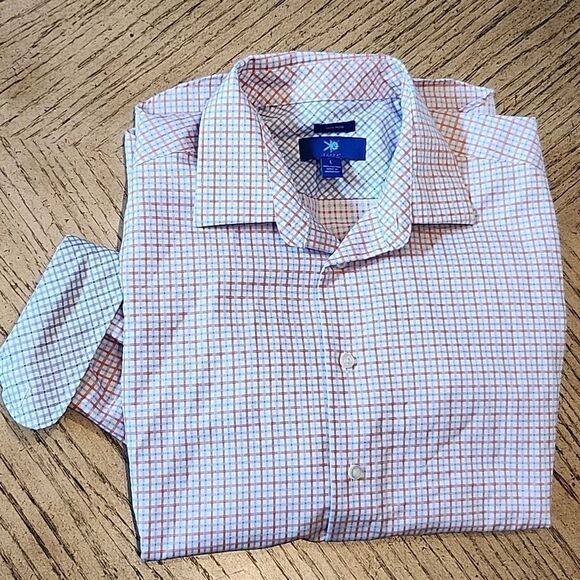 Mens non-iron dress shirt size L Egara - Picture 9 of 9